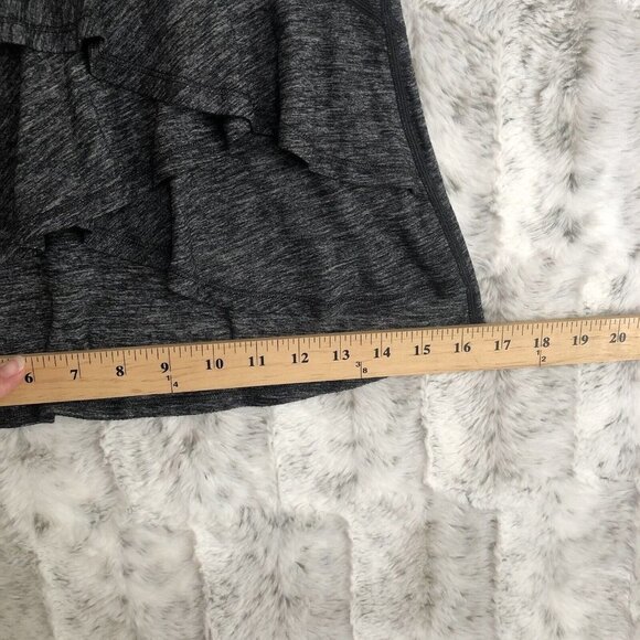 Lululemon Women's Hustle Tank Back Ruffle Gray 4 - Picture 12 of 12